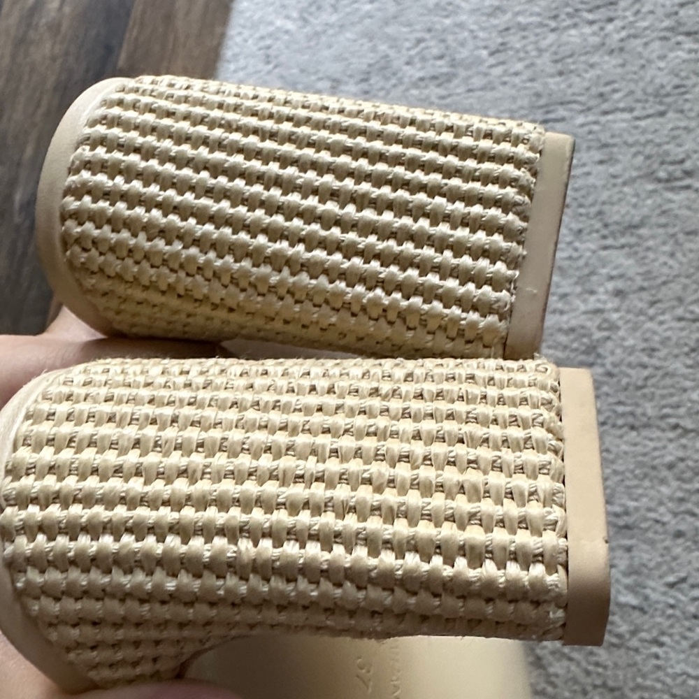 SIMKHAI Puffy Strap Raffia Sandals - Picture 11 of 15